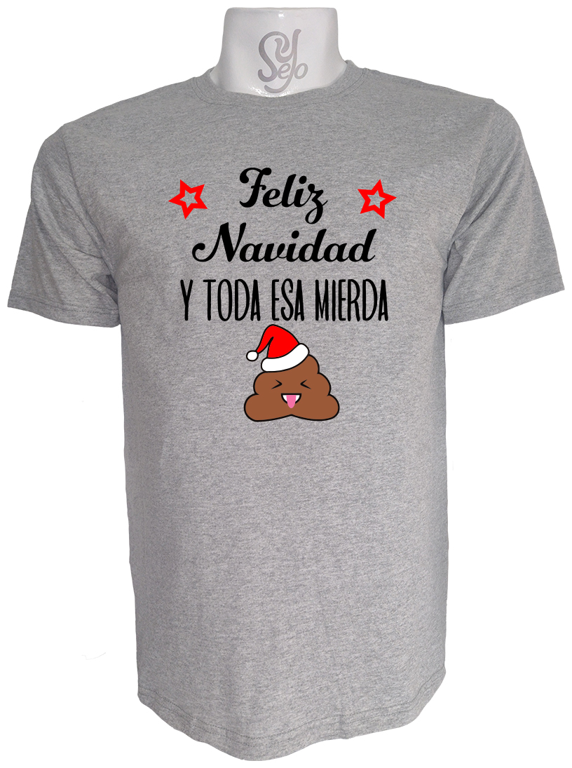 Polera de Hombre Merry Christmas an all that shit, Feliz Navidad y toda esa mierda 3 Polera de Hombre Merry Christmas an all that shit, Feliz Navidad y toda esa mierda
