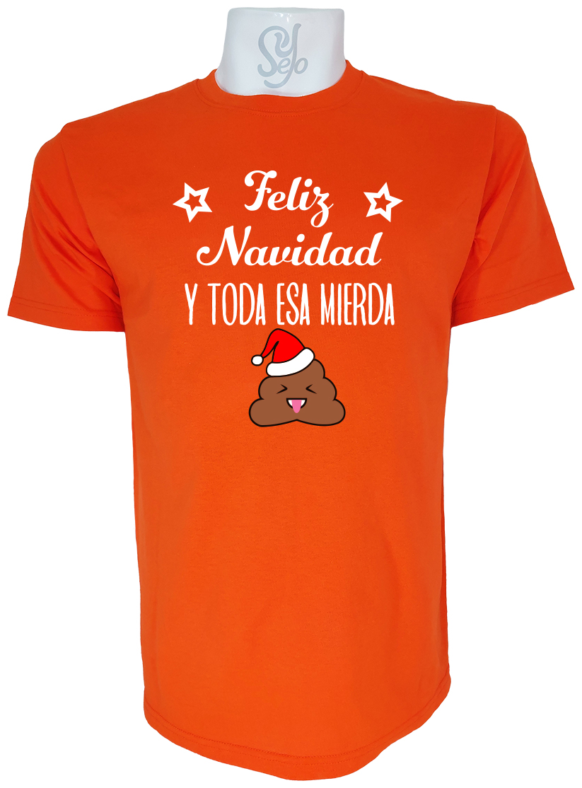 Polera de Hombre Merry Christmas an all that shit, Feliz Navidad y toda esa mierda 5 Polera de Hombre Merry Christmas an all that shit, Feliz Navidad y toda esa mierda