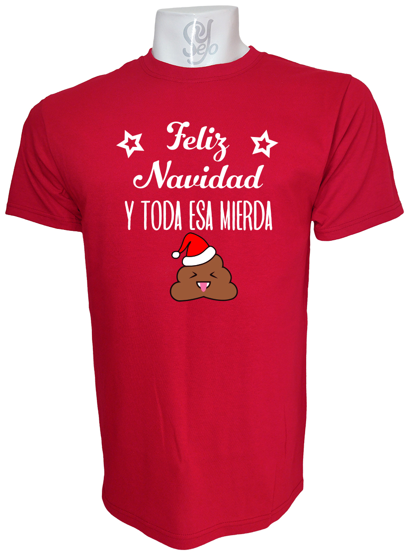 Polera de Hombre Merry Christmas an all that shit, Feliz Navidad y toda esa mierda 6 Polera de Hombre Merry Christmas an all that shit, Feliz Navidad y toda esa mierda