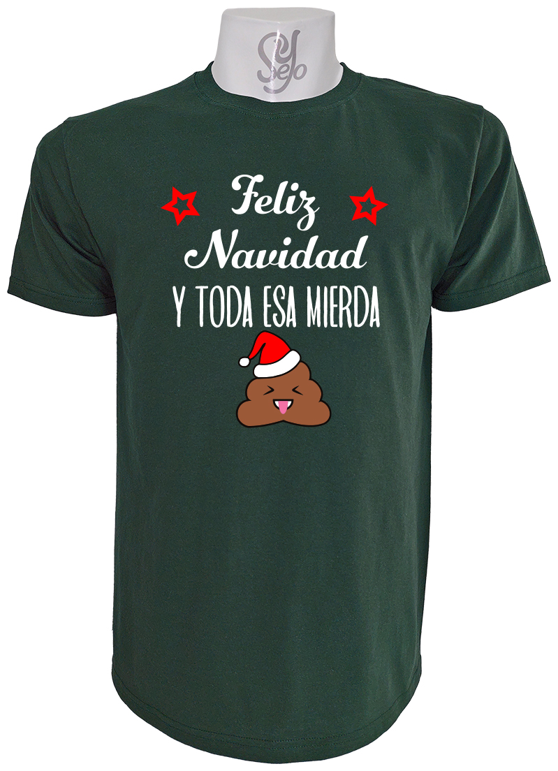 Polera de Hombre Merry Christmas an all that shit, Feliz Navidad y toda esa mierda 8 Polera de Hombre Merry Christmas an all that shit, Feliz Navidad y toda esa mierda