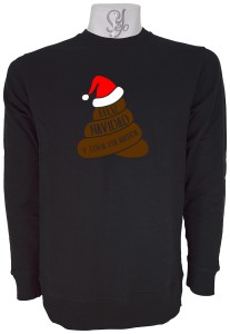 Poleron Polo EMOJI CAQUITA Feliz Navidad and all that shit