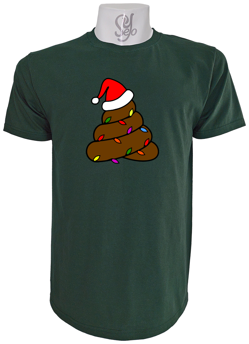 Polera de Hombre Emoji CAQUITA navideña con luces 8 Polera de Hombre Emoji CAQUITA navideña con luces