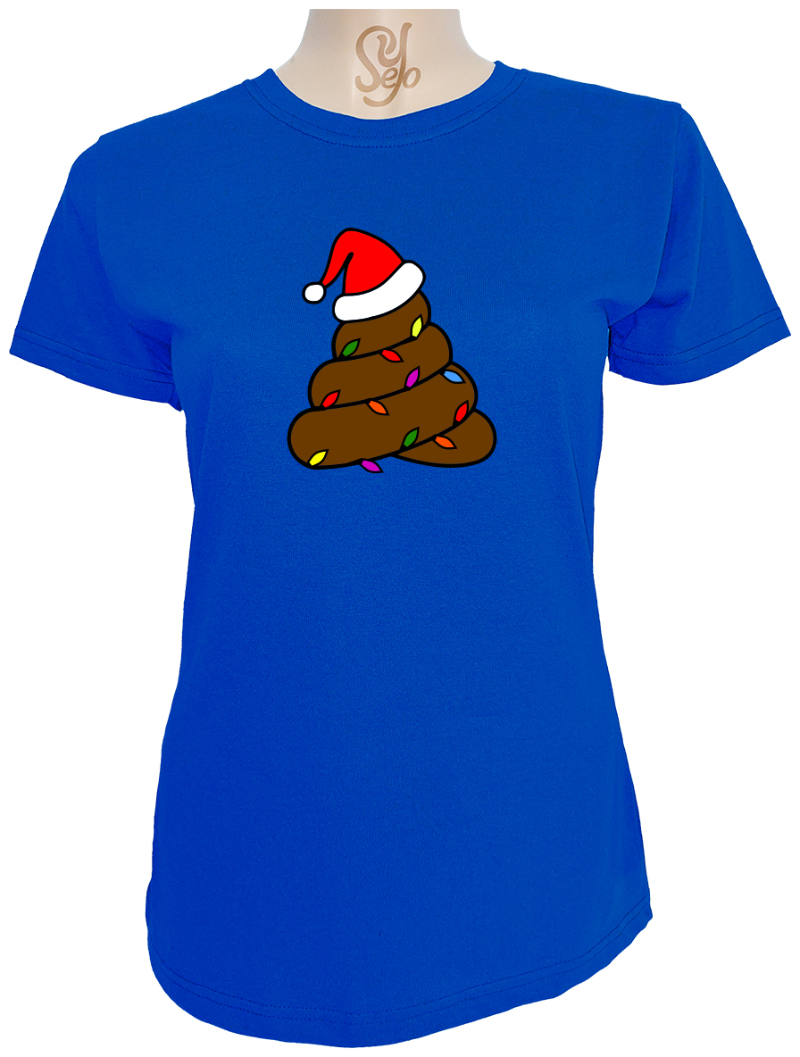 Polera De Mujer Emoji CAQUITA navideña con luces 4 Polera De Mujer Emoji CAQUITA navideña con luces