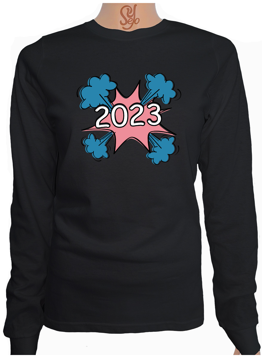 Polera De Mujer Manga Larga explosion 2022 año nuevo 2023 2 Polera De Mujer Manga Larga explosion 2022 año nuevo 2023
