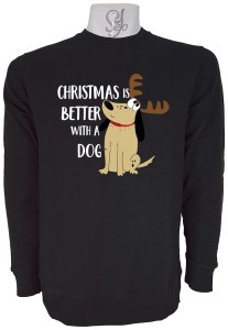 Poleron Polo christmas is better with a dog