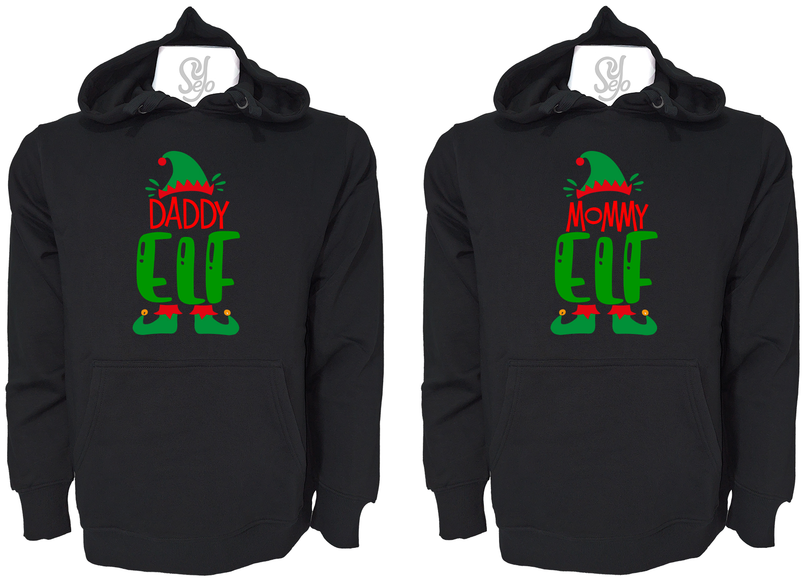 Poleron Con Capucha Mommy And Daddy Elf 1 Poleron Con Capucha Mommy And Daddy Elf