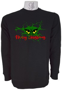 Poleron Polo Ojos del grinch feliz Navidad