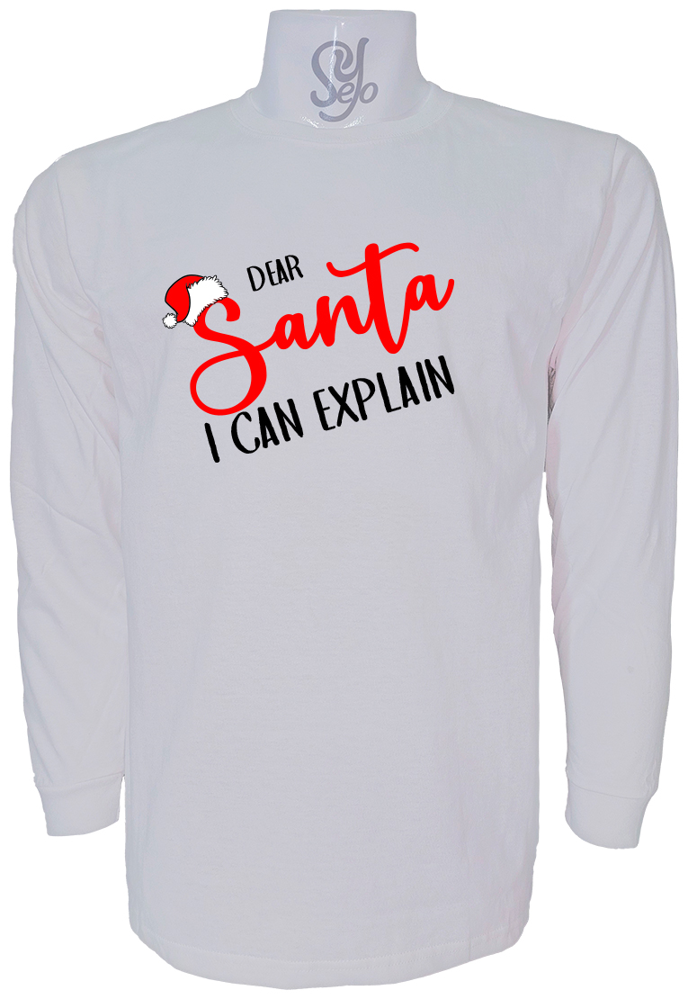 Polera De Hombre Manga Larga Querido Santa yo puedo explicarlo 8 Polera De Hombre Manga Larga Querido Santa yo puedo explicarlo