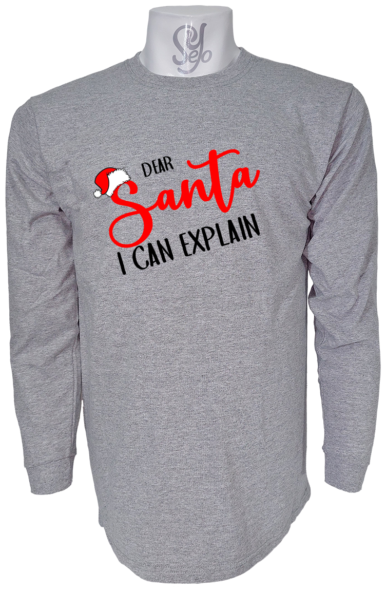 Polera De Hombre Manga Larga Querido Santa yo puedo explicarlo 7 Polera De Hombre Manga Larga Querido Santa yo puedo explicarlo