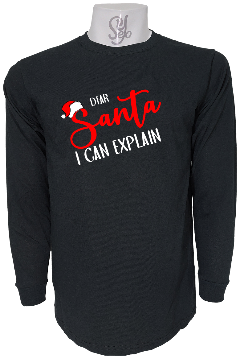 Polera De Hombre Manga Larga Querido Santa yo puedo explicarlo 6 Polera De Hombre Manga Larga Querido Santa yo puedo explicarlo