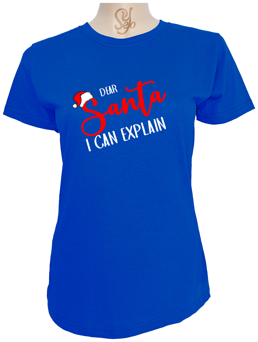 Polera De Mujer Querido Santa yo puedo explicarlo 9 Polera De Mujer Querido Santa yo puedo explicarlo