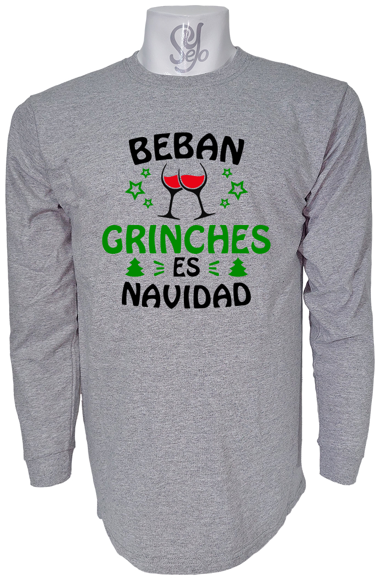 Polera De Hombre Manga Larga Beban Grinches Es Navidad Grinch 2 Polera De Hombre Manga Larga Beban Grinches Es Navidad Grinch