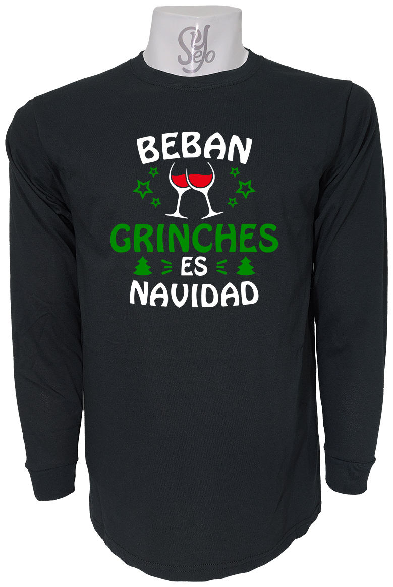 Polera De Hombre Manga Larga Beban Grinches Es Navidad Grinch 1 Polera De Hombre Manga Larga Beban Grinches Es Navidad Grinch