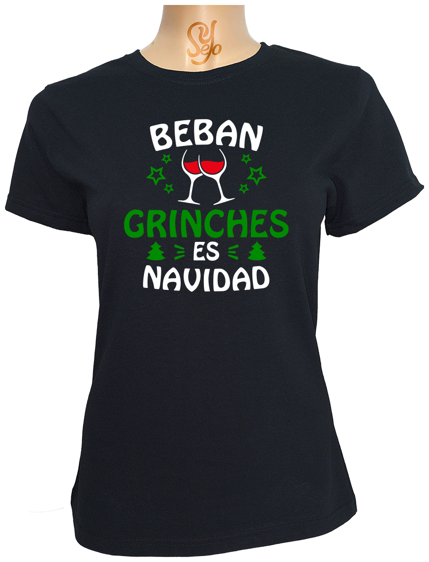 Polera De Mujer Beban Grinches Es Navidad Grinch 3 Polera De Mujer Beban Grinches Es Navidad Grinch