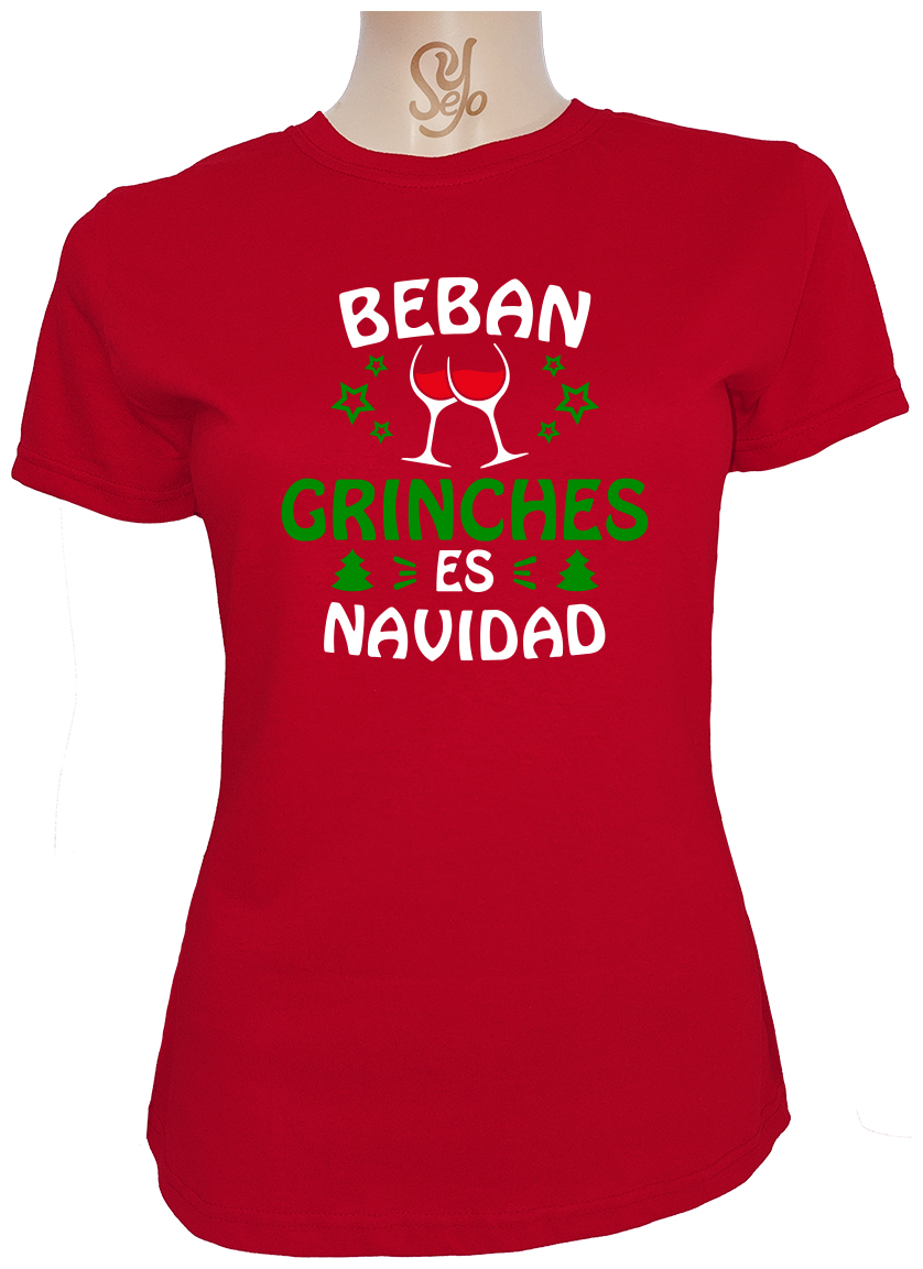 Polera De Mujer Beban Grinches Es Navidad Grinch 5 Polera De Mujer Beban Grinches Es Navidad Grinch