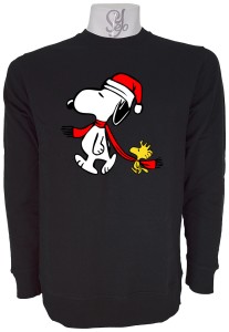 Poleron Polo Snoopy en Navidad con Bufanda