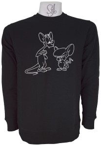 Poleron Polo Pinky y Cerebro estilo tattoo