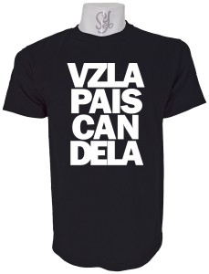 Polera de Hombre Vzla Pais Candela