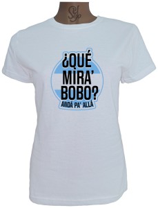 Polera De Mujer QUE MIRA BOBO ANDA PA ALLA Messi