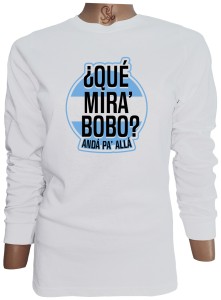 Polera De Mujer Manga Larga QUE MIRA BOBO ANDA PA ALLA Messi