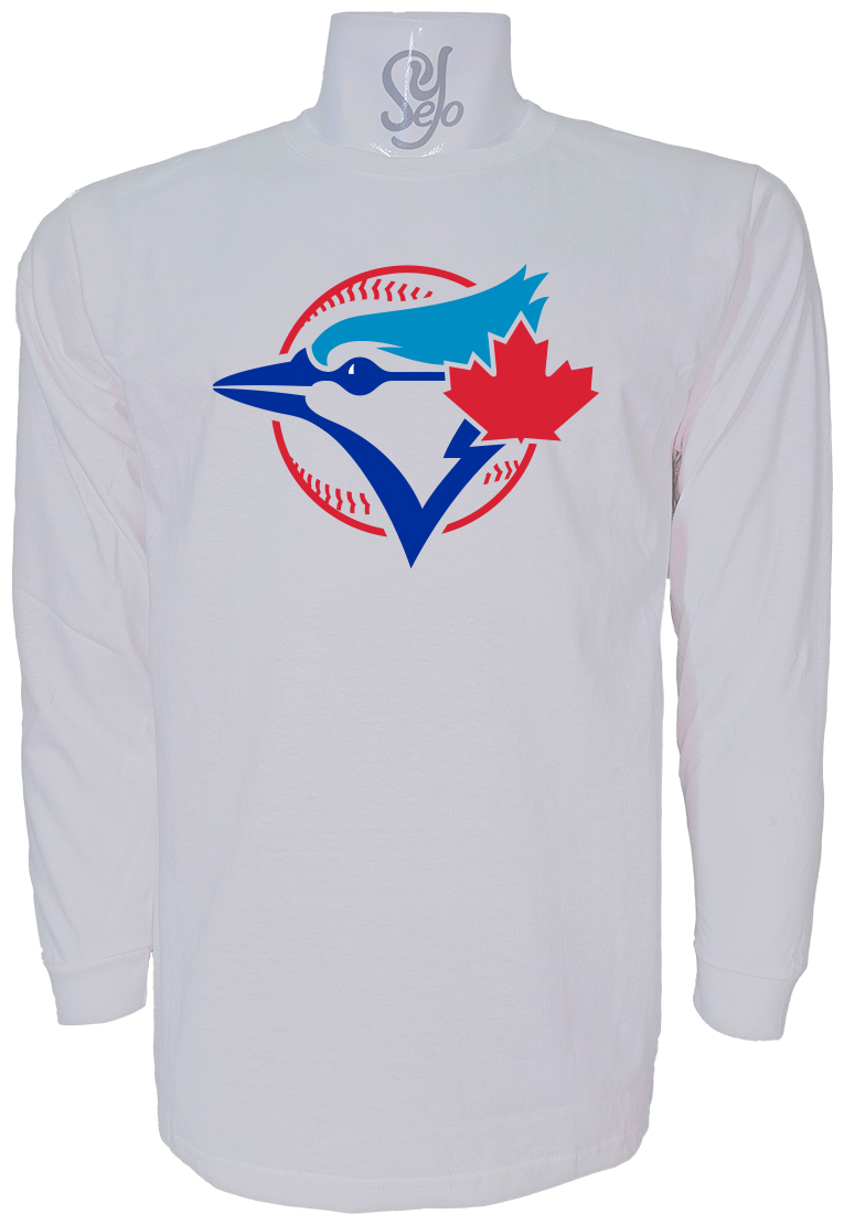 Polera De Hombre Manga Larga Toronto Blue Jays Béisbol 1 Polera De Hombre Manga Larga Toronto Blue Jays Béisbol