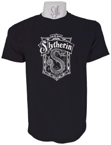 Polera de Hombre Slytherin Hogwarts saga Harry Potter