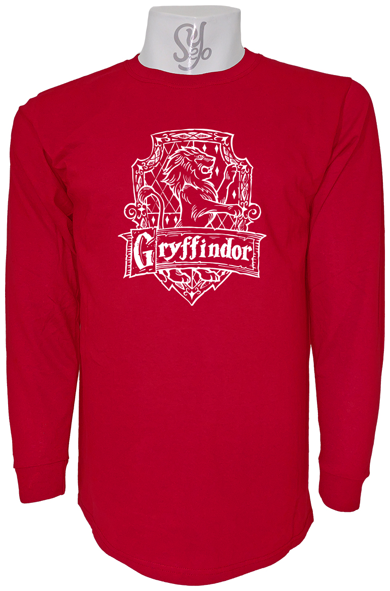 Polera De Hombre Manga Larga Gryffindor Hogwarts saga Harry Potter 5 Polera De Hombre Manga Larga Gryffindor Hogwarts saga Harry Potter