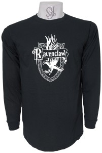 Polera De Hombre Manga Larga Ravenclaw Hogwarts saga Harry Potter