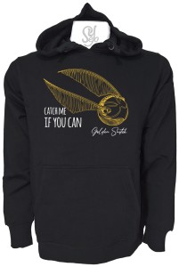 Poleron Con Capucha Snitch Dorada Quidditch saga Harry Potter