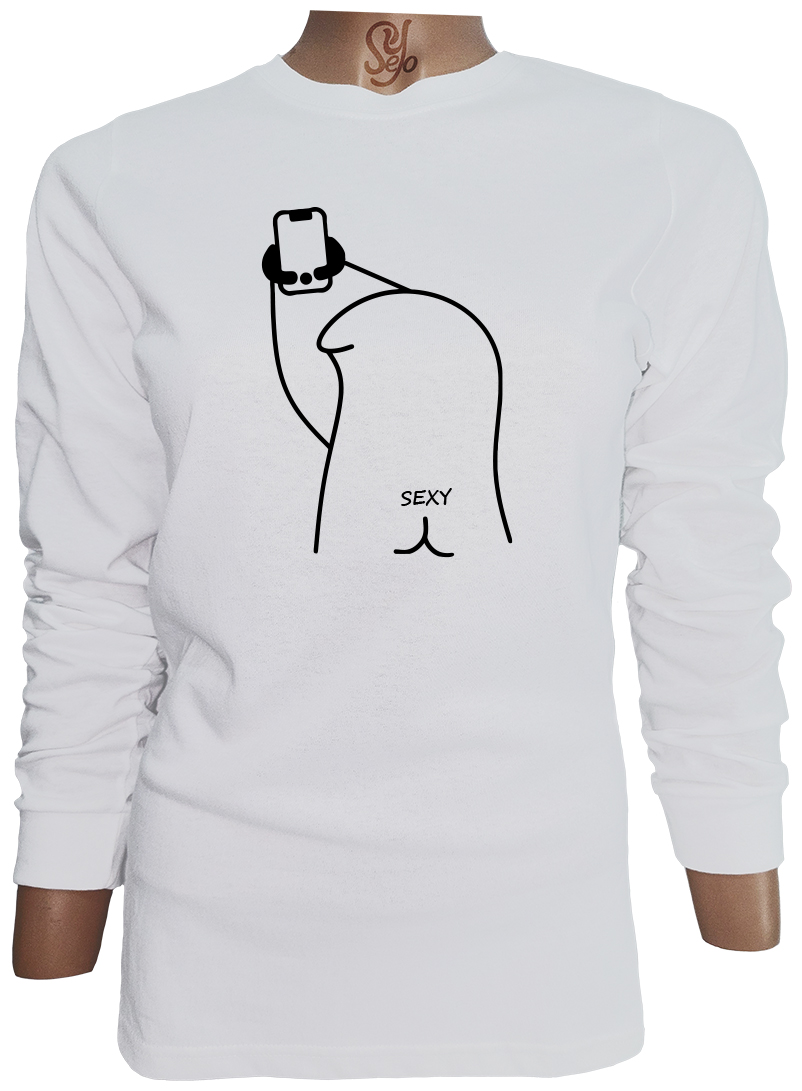 Polera De Mujer Manga Larga flork Sexy Selfie 1 Polera De Mujer Manga Larga flork Sexy Selfie