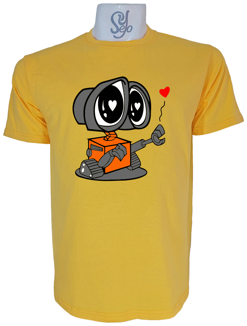Polera Para Parejas WALLE y EVA Enamorados dia del amor y la amistad 8 Polera Para Parejas WALLE y EVA Enamorados dia del amor y la amistad