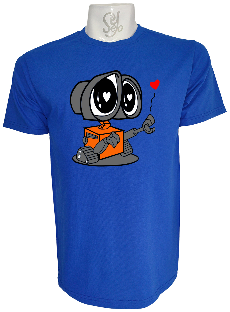Polera Para Parejas WALLE y EVA Enamorados dia del amor y la amistad 3 Polera Para Parejas WALLE y EVA Enamorados dia del amor y la amistad