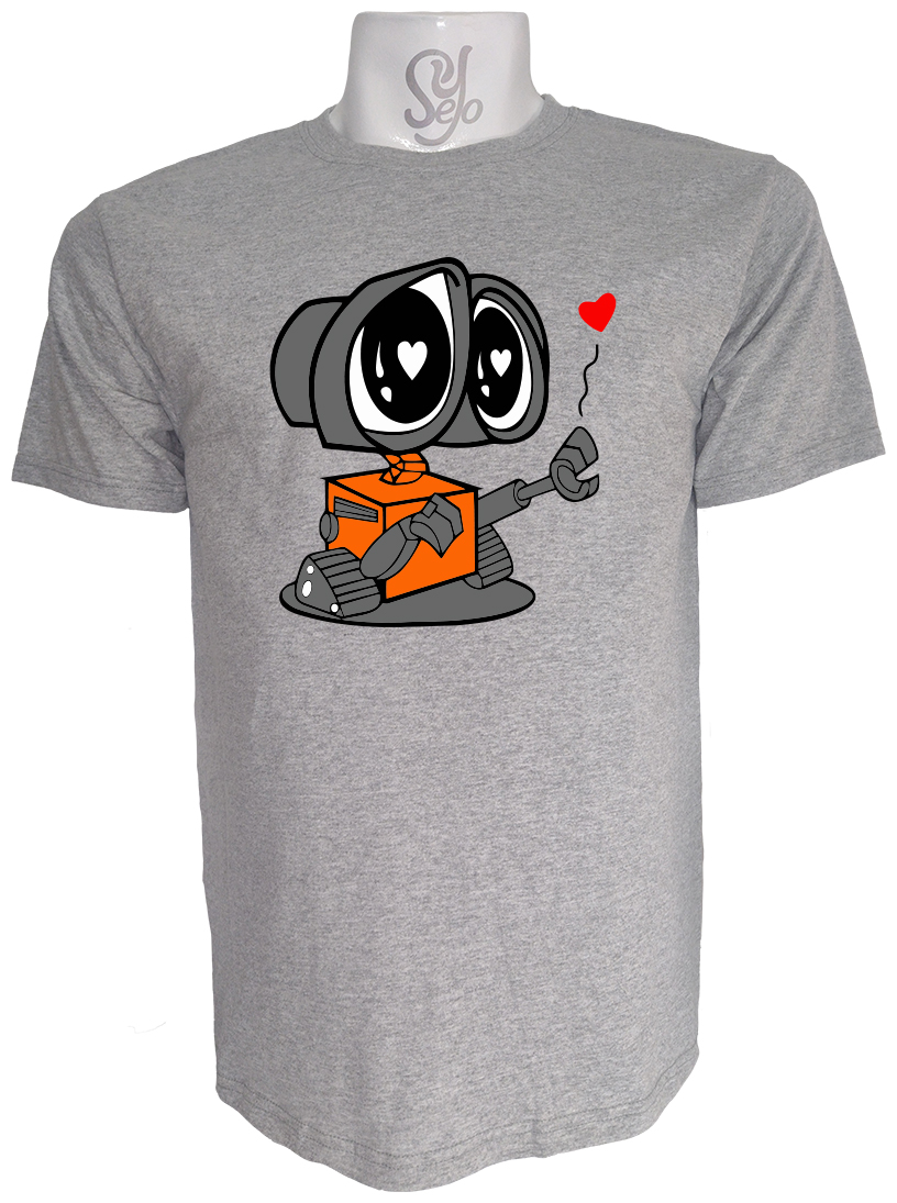 Polera Para Parejas WALLE y EVA Enamorados dia del amor y la amistad 4 Polera Para Parejas WALLE y EVA Enamorados dia del amor y la amistad