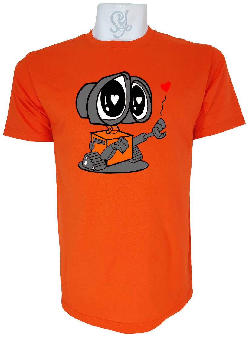 Polera Para Parejas WALLE y EVA Enamorados dia del amor y la amistad 6 Polera Para Parejas WALLE y EVA Enamorados dia del amor y la amistad