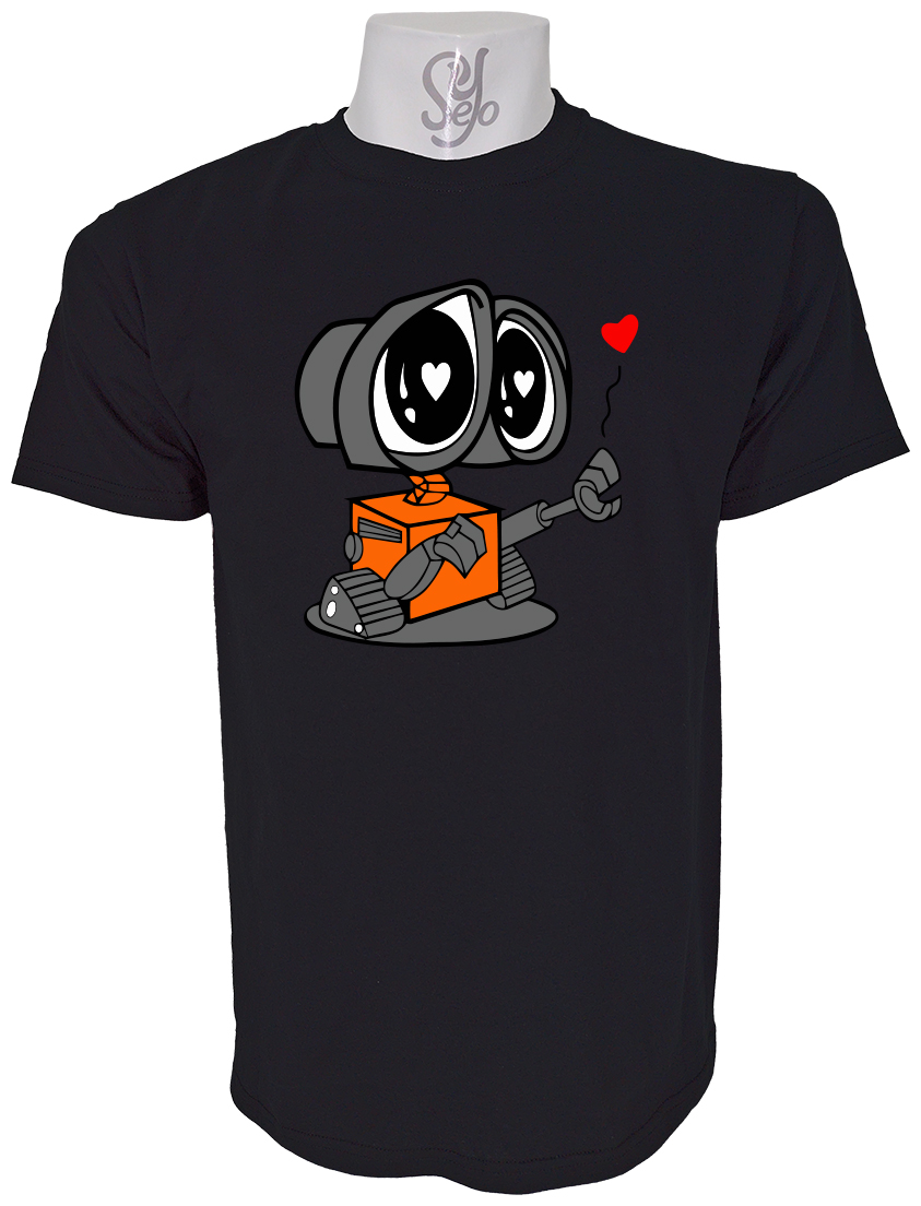 Polera Para Parejas WALLE y EVA Enamorados dia del amor y la amistad 2 Polera Para Parejas WALLE y EVA Enamorados dia del amor y la amistad