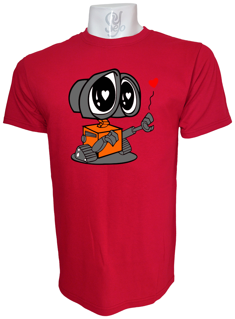 Polera Para Parejas WALLE y EVA Enamorados dia del amor y la amistad 7 Polera Para Parejas WALLE y EVA Enamorados dia del amor y la amistad