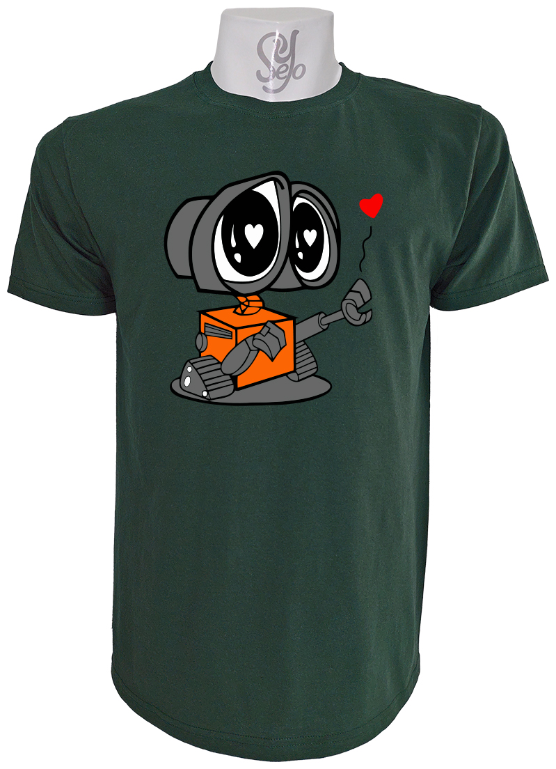 Polera Para Parejas WALLE y EVA Enamorados dia del amor y la amistad 9 Polera Para Parejas WALLE y EVA Enamorados dia del amor y la amistad