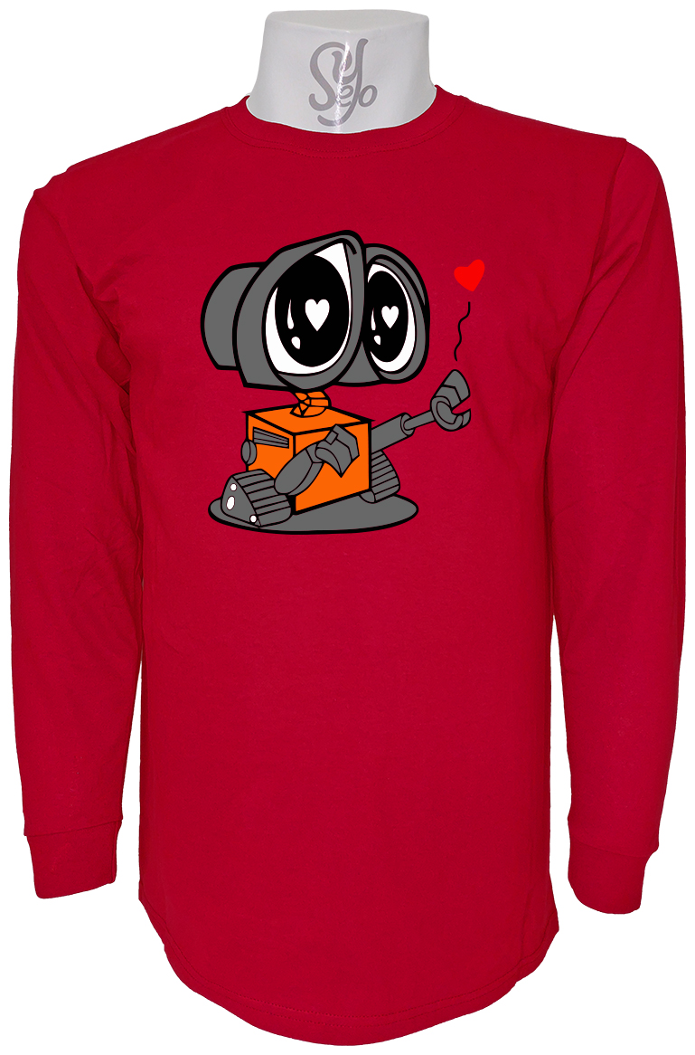 Polera Para Parejas Manga Larga WALLE y EVA Enamorados dia del amor y la amistad 6 Polera Para Parejas Manga Larga WALLE y EVA Enamorados dia del amor y la amistad