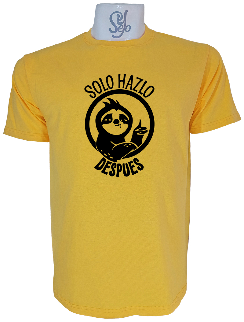 Polera de Hombre Solo Hazlo Para Flojos Perezosos 1 Polera de Hombre Solo Hazlo Para Flojos Perezosos
