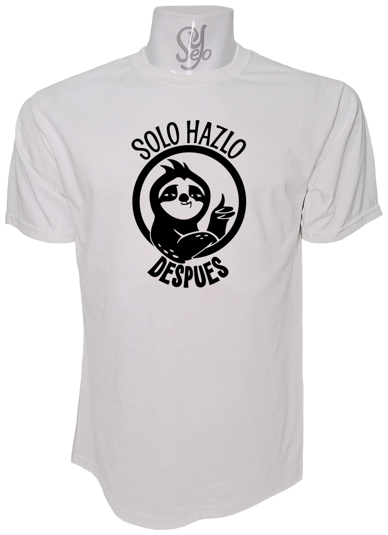 Polera de Hombre Solo Hazlo Para Flojos Perezosos 4 Polera de Hombre Solo Hazlo Para Flojos Perezosos