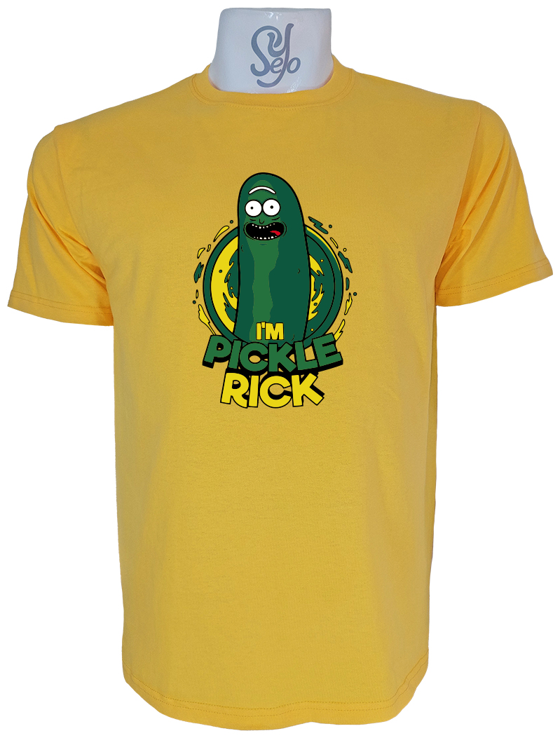 Polera de Hombre Iam Pickle Rick Rick And Morty 1 Polera de Hombre Iam Pickle Rick Rick And Morty