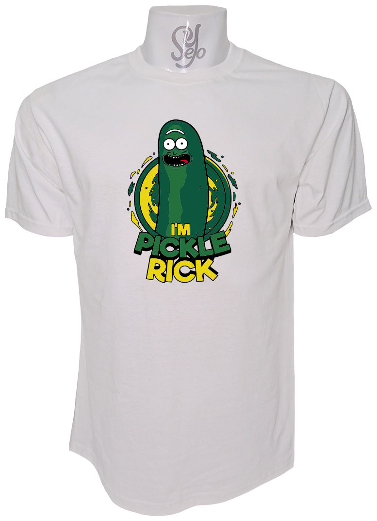 Polera de Hombre Iam Pickle Rick Rick And Morty 4 Polera de Hombre Iam Pickle Rick Rick And Morty