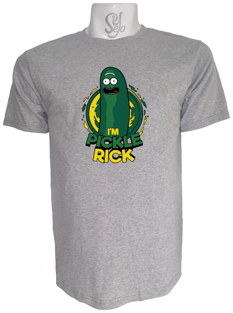 Polera de Hombre Iam Pickle Rick Rick And Morty 3 Polera de Hombre Iam Pickle Rick Rick And Morty