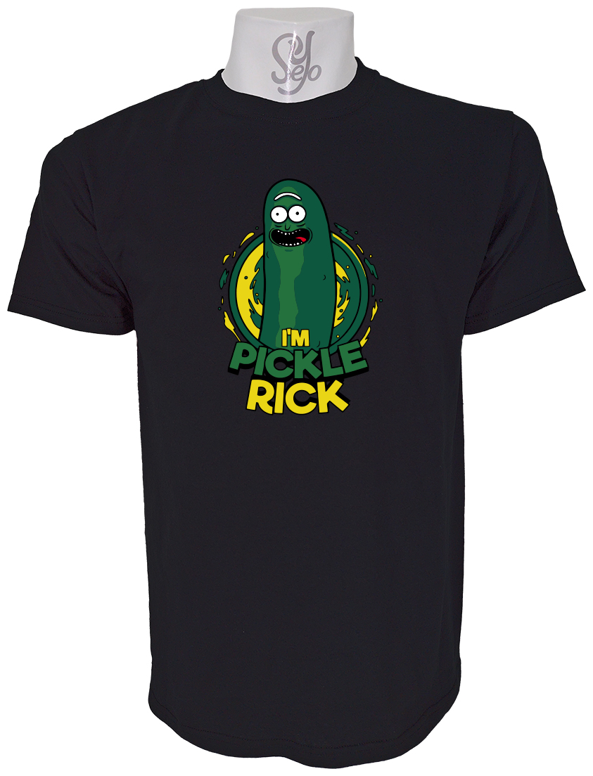 Polera de Hombre Iam Pickle Rick Rick And Morty 7 Polera de Hombre Iam Pickle Rick Rick And Morty