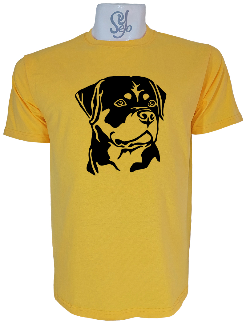 Polera de Hombre Amantes de los Perros Rottweilers 7 Polera de Hombre Amantes de los Perros Rottweilers