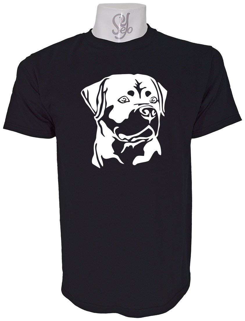 Polera de Hombre Amantes de los Perros Rottweilers 4 Polera de Hombre Amantes de los Perros Rottweilers