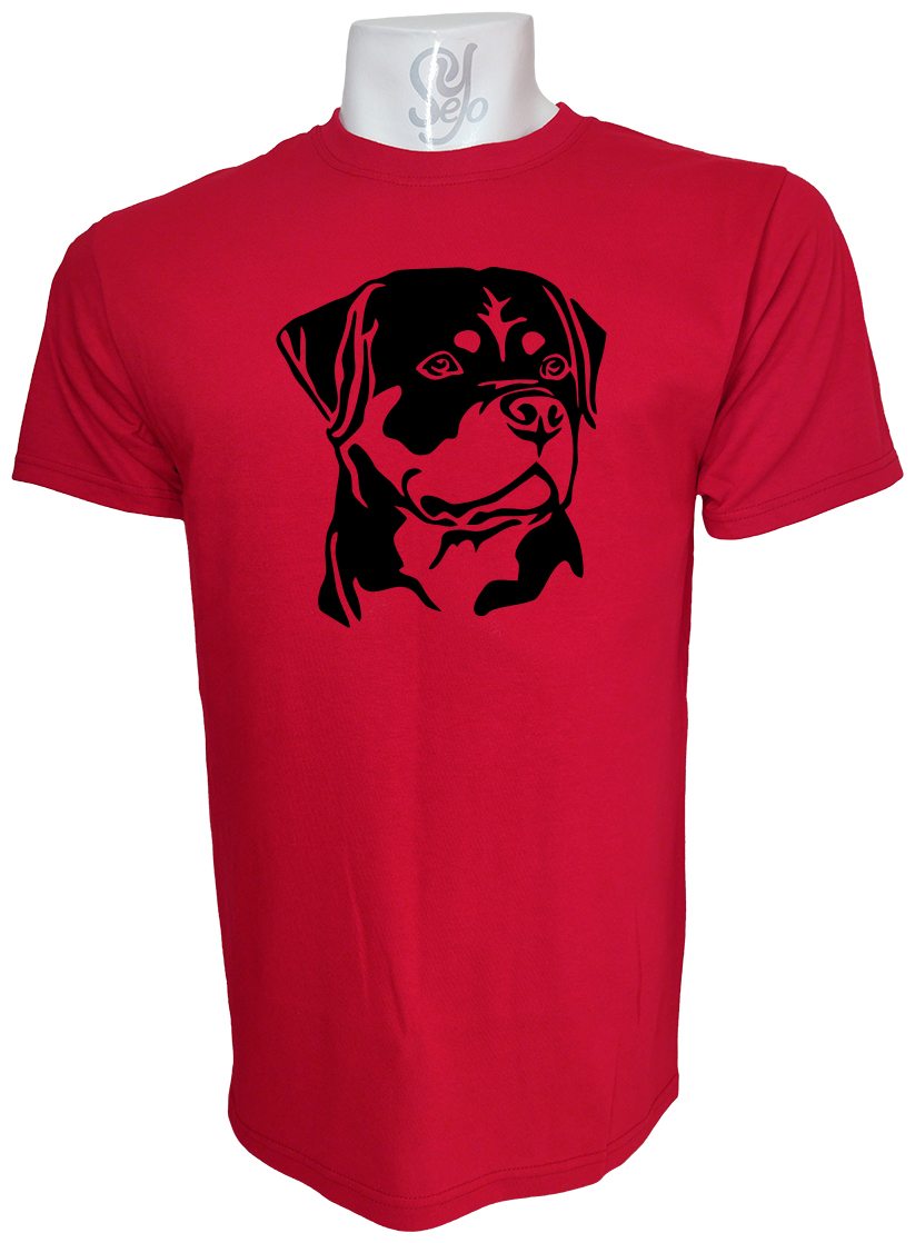 Polera de Hombre Amantes de los Perros Rottweilers 6 Polera de Hombre Amantes de los Perros Rottweilers