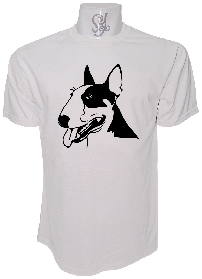Polera de Hombre Bull terrier Perros De Raza Fuerte 1 Polera de Hombre Bull terrier Perros De Raza Fuerte