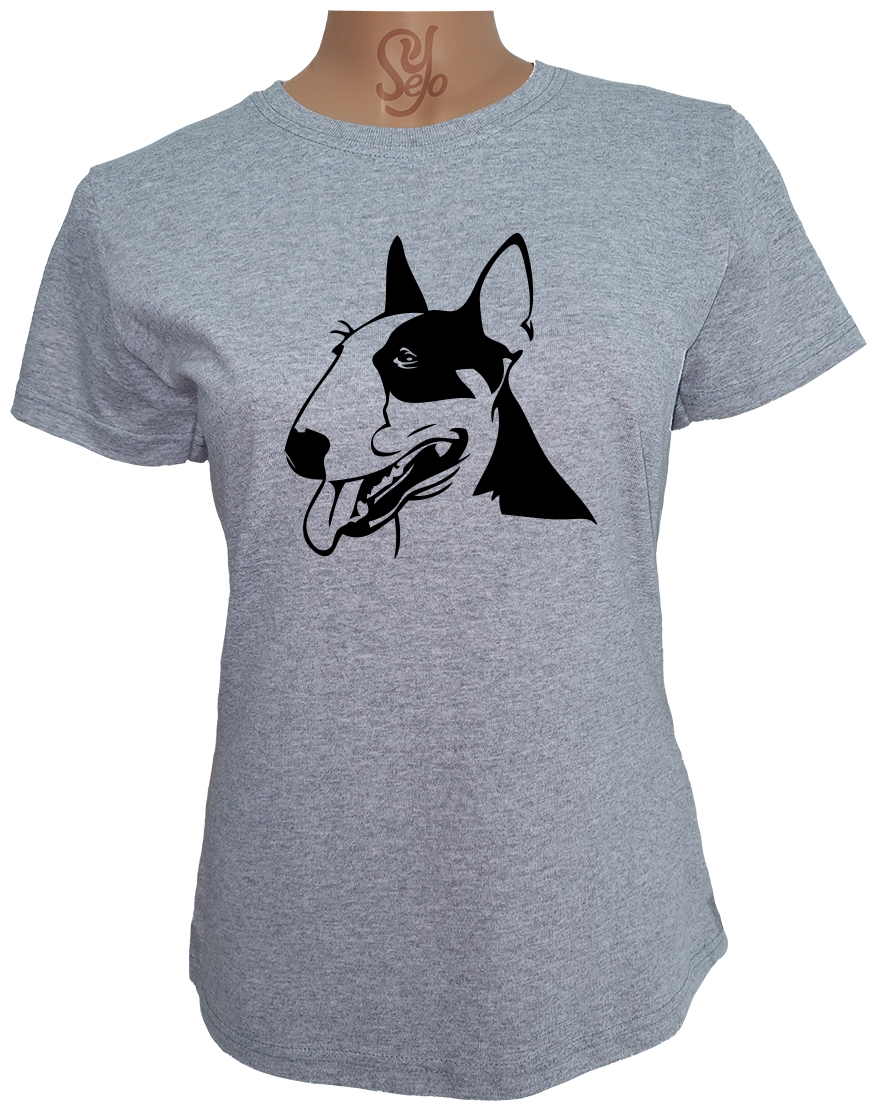 Polera De Mujer Bull terrier Perros De Raza Fuerte 2 Polera De Mujer Bull terrier Perros De Raza Fuerte