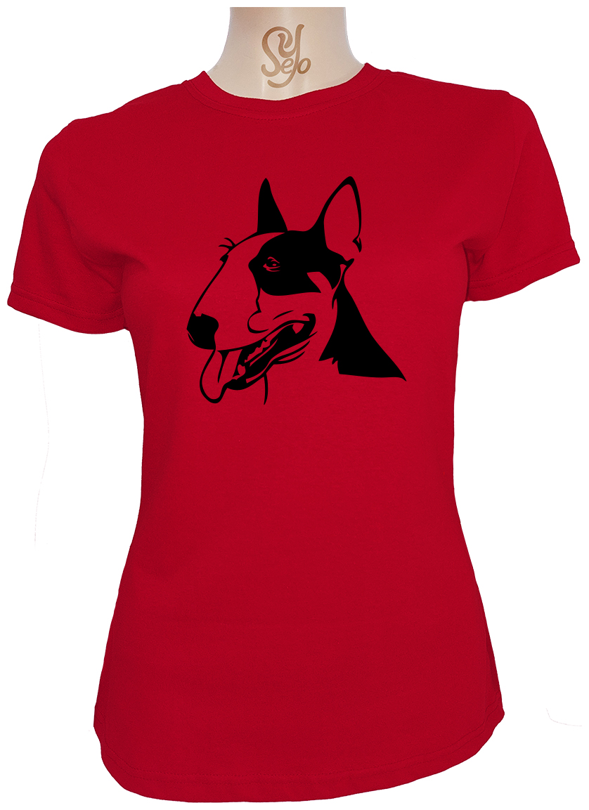 Polera De Mujer Bull terrier Perros De Raza Fuerte 5 Polera De Mujer Bull terrier Perros De Raza Fuerte